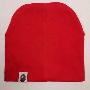 Red  A Bathing Ape Bape Beanie Hat  kids toddler